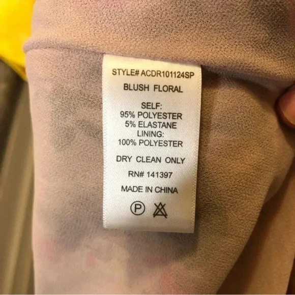 ASTR THE LABEL WRAP WILSHIRE RUFFLE OPEN‎ BACK FLORAL MIDI DRESS SIZE M - Picture 13 of 13